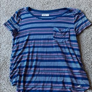 Striped Hollister Shirt sleeve top